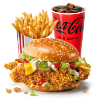 Crispy Love Burger Menu