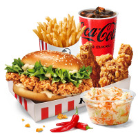 Hot Zinger Burger Box