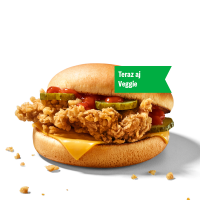 Veggie Crispy Cheese Burger