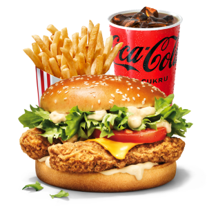 Veggie Original Deluxe Burger Menu